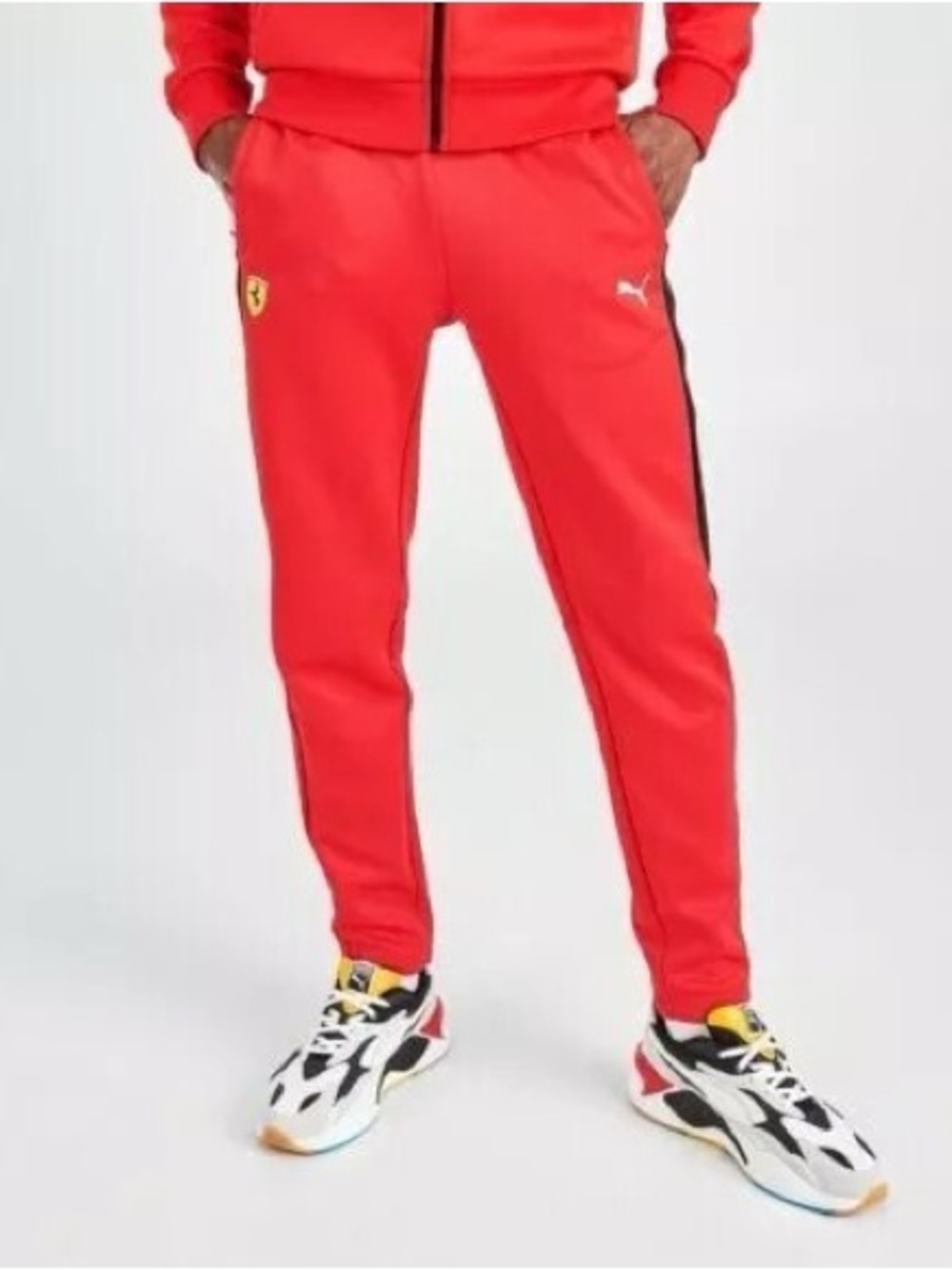 Puma Red Ferrari-Accent Men's Joggers